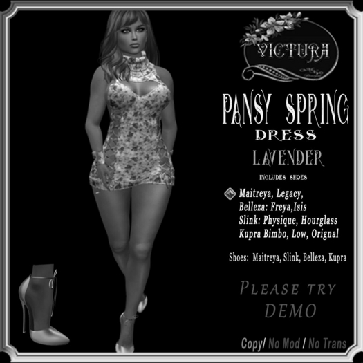 -DEMO- Lavender Pansy Spring 