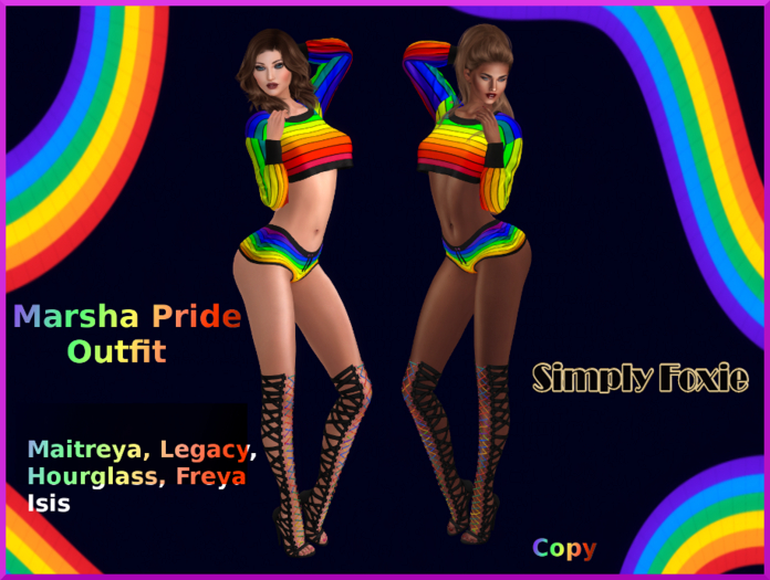 Marsha Pride Ladies Outfit  (Boxed)