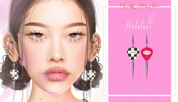 namo. pick earrings - FATPACK