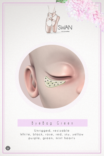Swan Byebags Love Edition Green