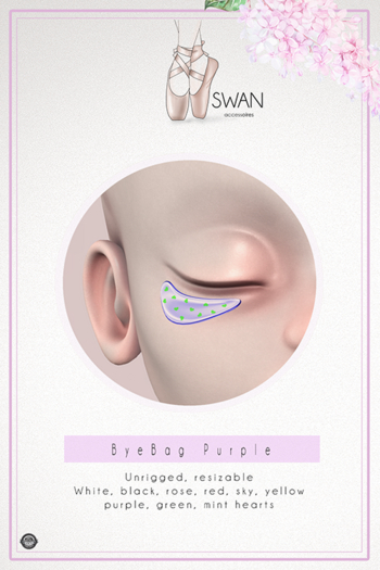 Swan Byebags Love Edition Purple