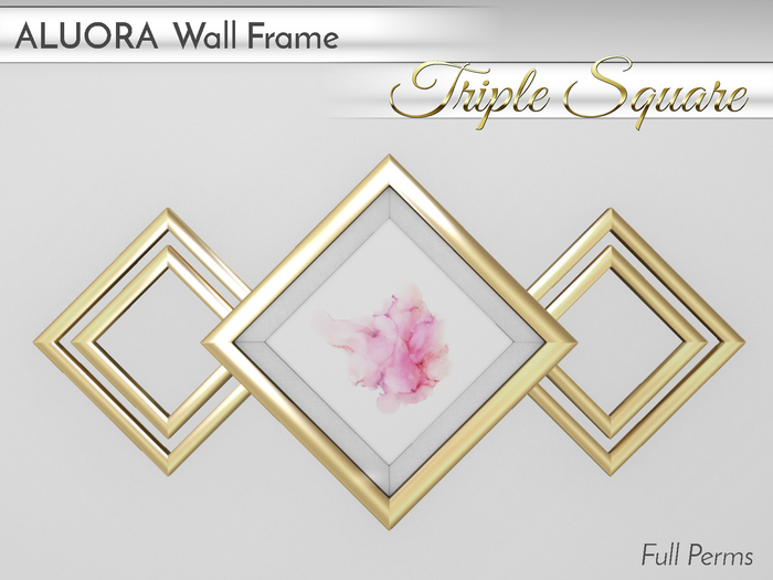 ALUORA Wall Frame Triple Square - Full Perms