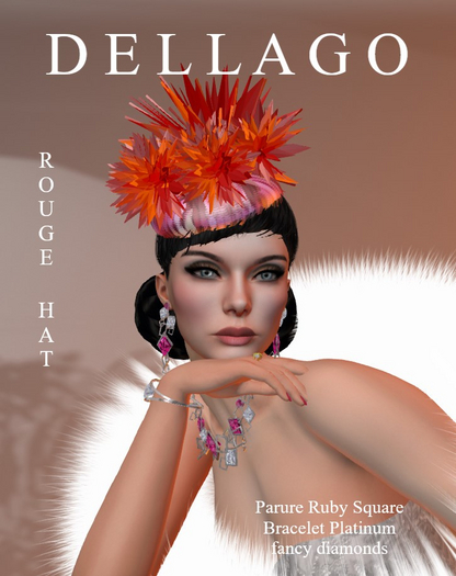 Adl High Fashion Rouge Hat