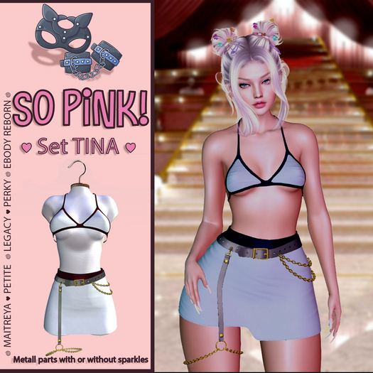 *So Pink!* - Set Tina - white
