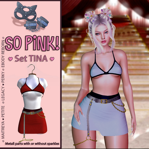 *So Pink!* - Set Tina red