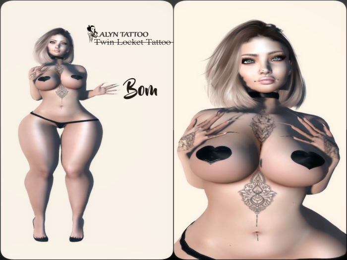 ALYN - Twin Locket Tattoo - BoM
