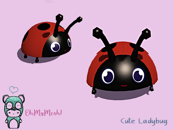 OhMyMesh! Cute Ladybug - Full Perm Mesh