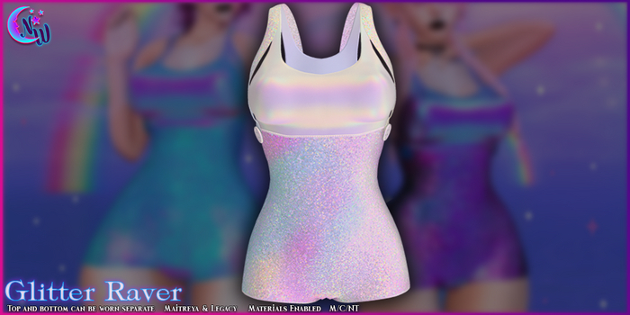 *NeverWish* Glitter Raver - Iridescent