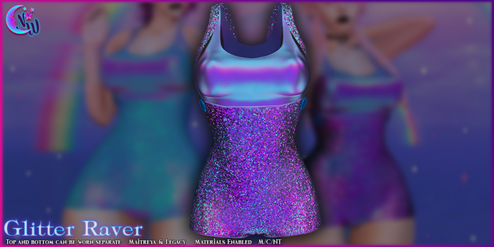 *NeverWish* Glitter Raver - Nebula