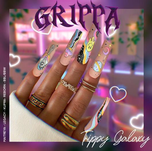 Grippa:: Trippy Galaxy Set 