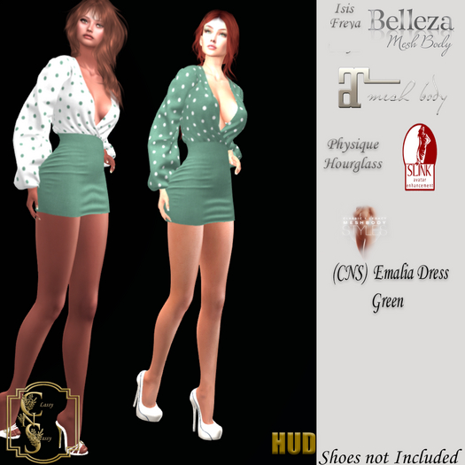 (CNS) Emalia Dress Greeb (Add)