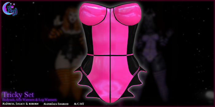 *NeverWish* Tricky Set - Pink/Black