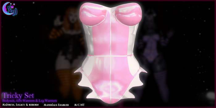 *NeverWish* Tricky Set - Light Pink/White