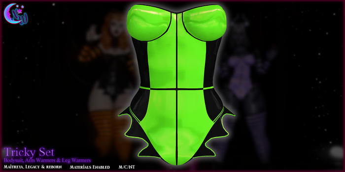 *NeverWish* Tricky Set - Green/Black