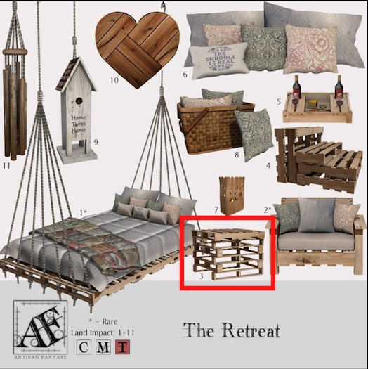 *AF* Retreat 03 - Pallet Side Table