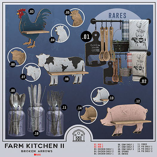 2. BROKEN ARROWS - Farm Kitchen II - RARE