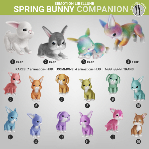 6. SEmotion Libellune Spring Bunny Animesh
