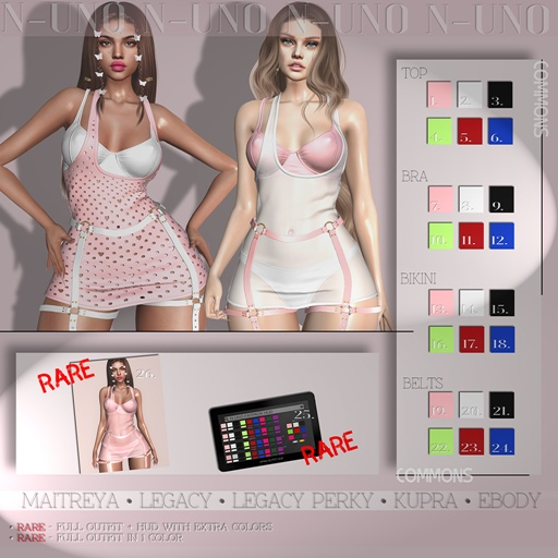25. N-Uno - Afina FULLPACK Outfit // Legacy // RARE