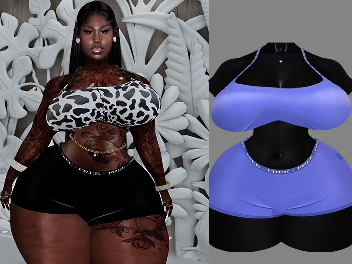 ***Morgan Top & Bottom (Blue)***