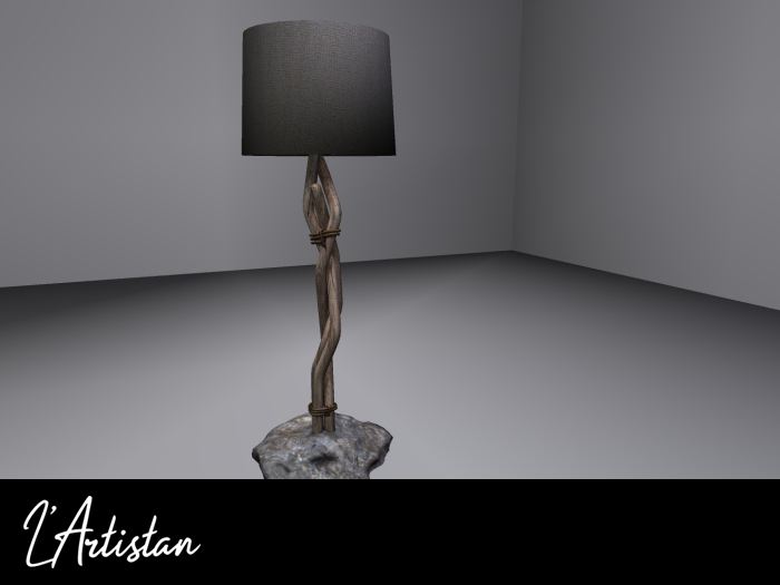 Lamp drift wood and rope ON-OFF