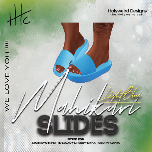 .:tHc:. Mahikari Slides - Light Blue