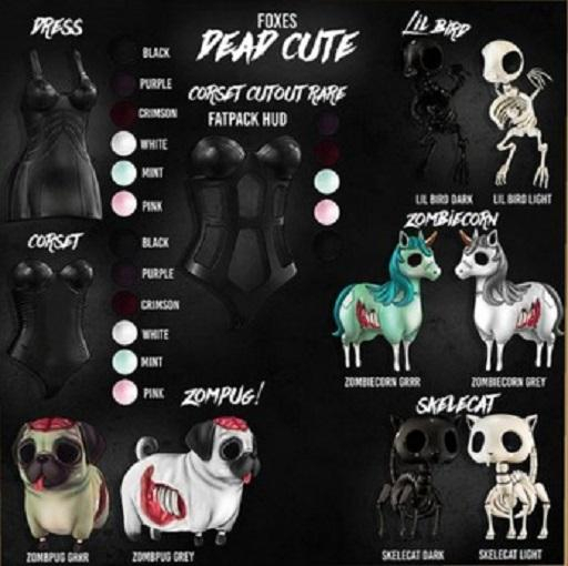 Foxes - Dead Cute - Zombiecorn - Grrr [box]