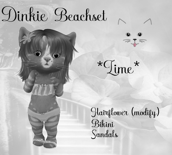 DEMO DINKIE Beach Set *Lime*
