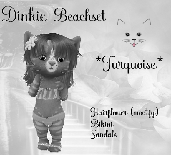 DEMO DINKIE Beach Set *Turquoise*