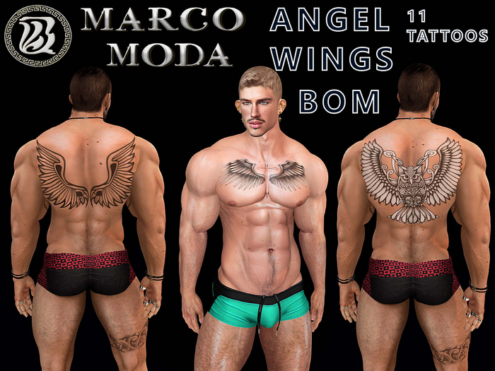 MM ANGEL WINGS TATTOOS FATPACK BOM