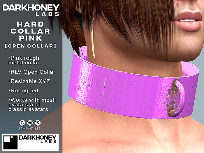 Hard Collar Pink [RLV Open Collar]