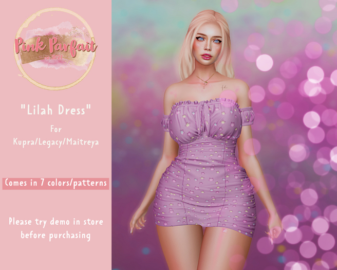 Pink Parfait Lilah Dress - Starry