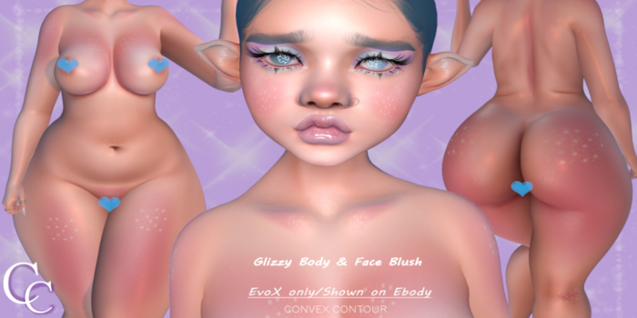 [CONVEX CONTOUR] Glizzy Bodyblush&EvoXface blush