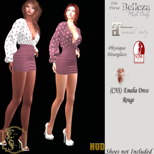 (CNS) Emalia Dress Rouge (Add)