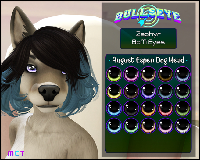 (B) Zephyr BoM Eyes for August Espen Dog Head
