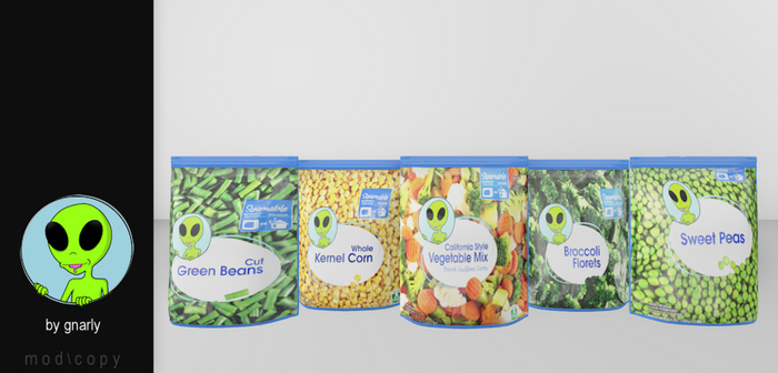 G/\/ARLY:: Frozen Food Set - V3