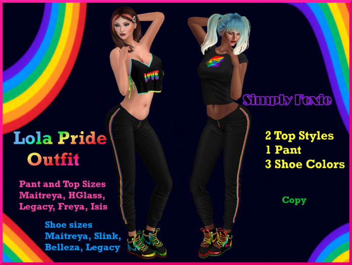 Lola Pride Outfit (Boxed)