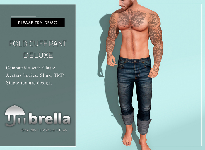 UMbreLLa - Deluxe Fold Cuff Pant SLINK/TMP CLASSIC