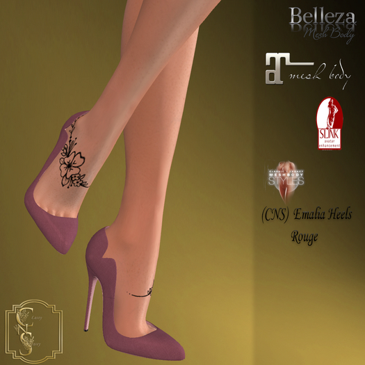 (CNS) Emalia Heels Rouge (Add)