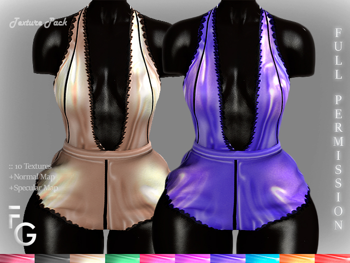 .Fragile. PACK III - 10 Textures for SHINE short dress LUNA