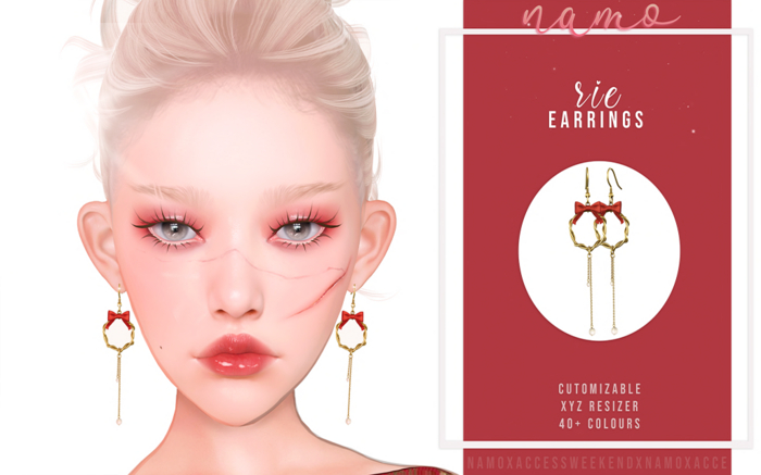 namo. rie earrings - FATPACK