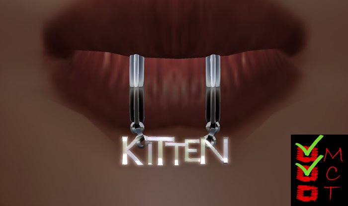 Lip Tag (Kitten) (mouth)