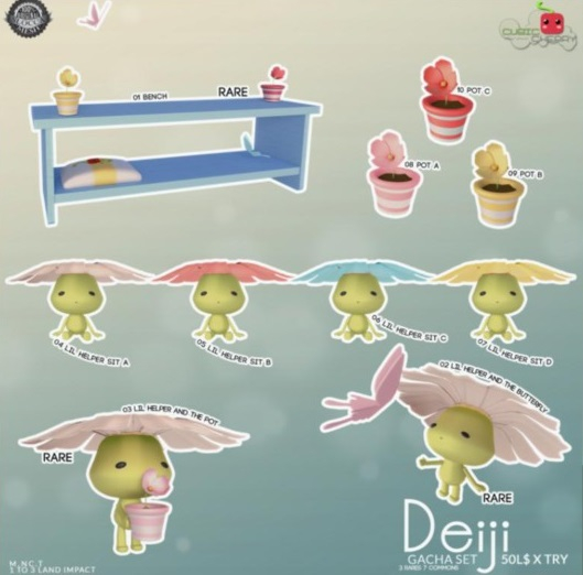 03 {Deiji} lil helper and the pot .::Cubic Cherry::. RARE
