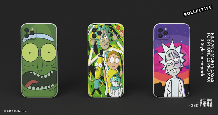 Kollective - Rick and Morty Deluxe Phone 11 Pro Max