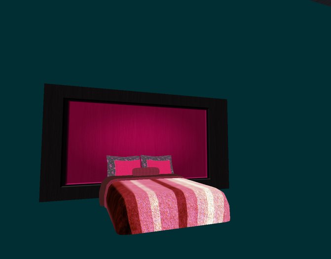 pink bed