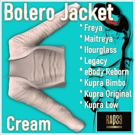 [R39] Bolero Jacket-Cream