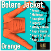[R39] Bolero Jacket-Orange