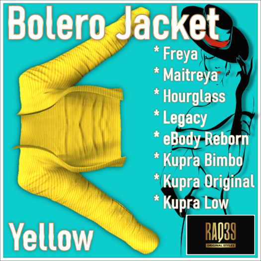 [R39] Bolero Jacket-Yellow