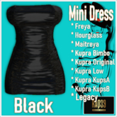 [R39] Mini Dress-Black