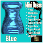 [R39] Mini Dress-Blue