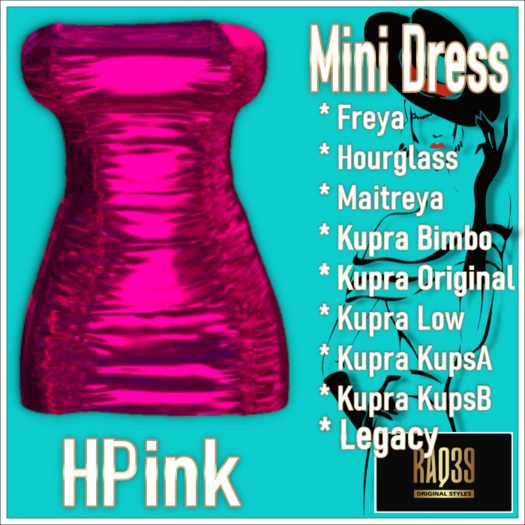 [R39] Mini Dress-HPink